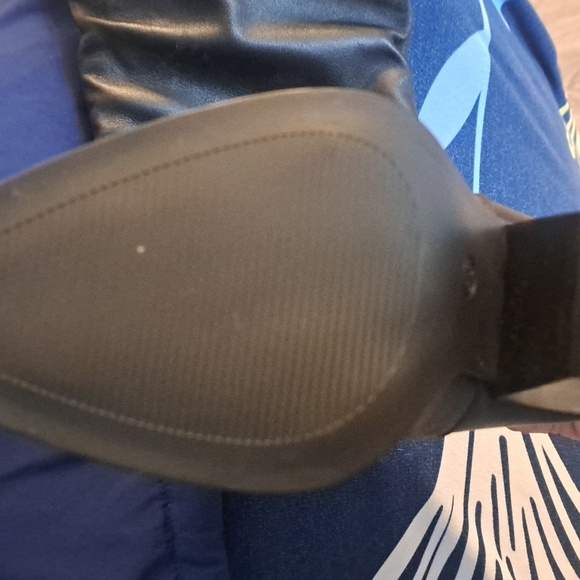 NEW Steve Madden Landy Black Leather Over the Knee Western Boots - Picture 5 of 5